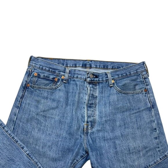 Levi's 501 Straight Cut Jeans Blue Size 36 x 29 - Picture 11 of 12